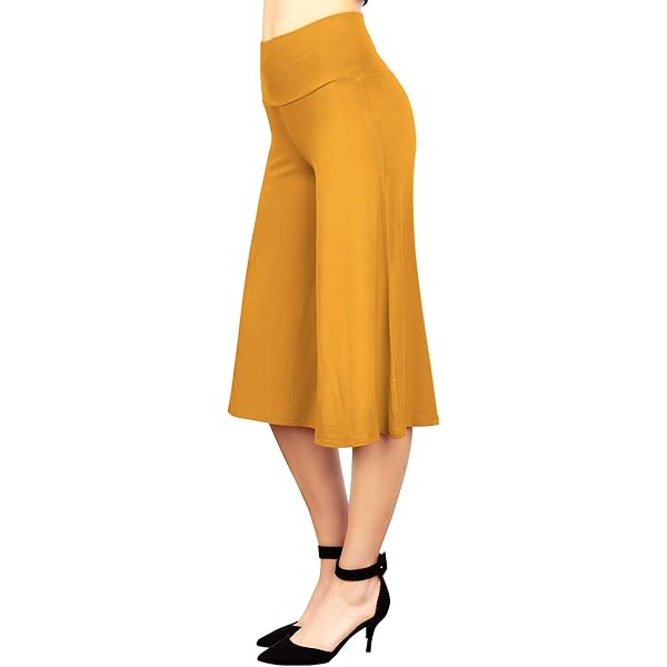 Pastel By Vivienne Wide Leg Crop Culottes - Plus Size Women's Lounge Pants