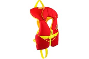 Stohlquist Infant Boating Life Jacket for 20-30 lbs, USCG Approved and Transport Canada Approved Type II PFD, Swim Vest for B
