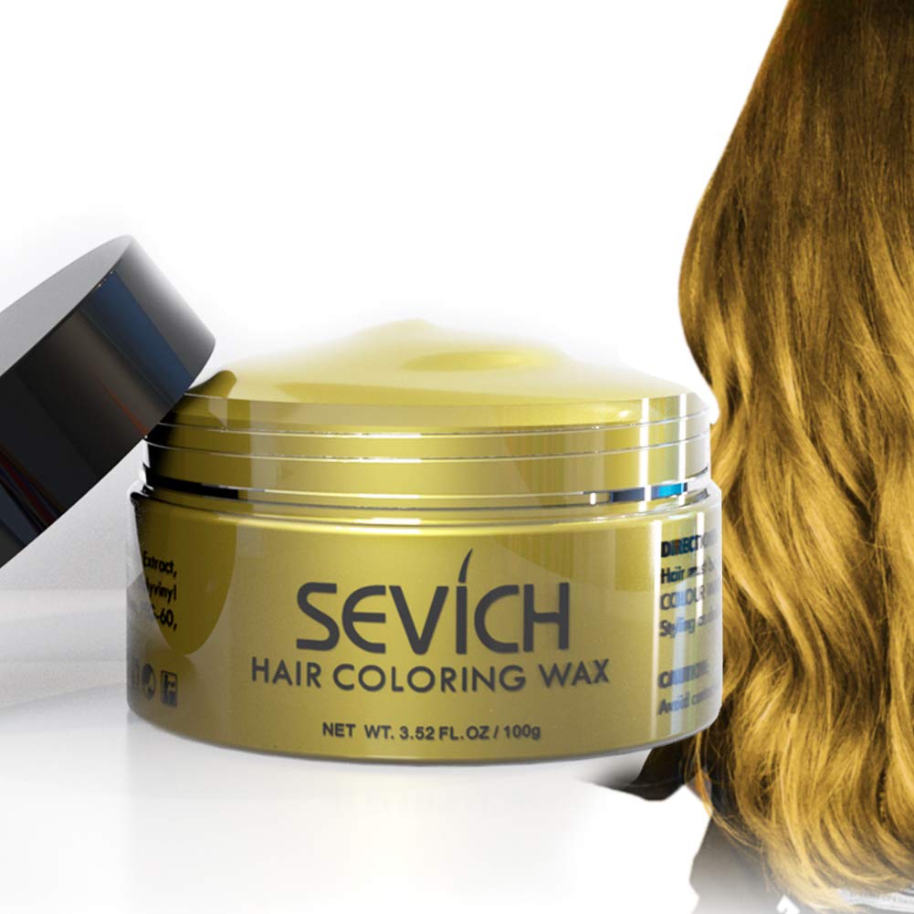 Amazon Com Color Hair Wax Sevich Hair Style Dye Mud Instantly