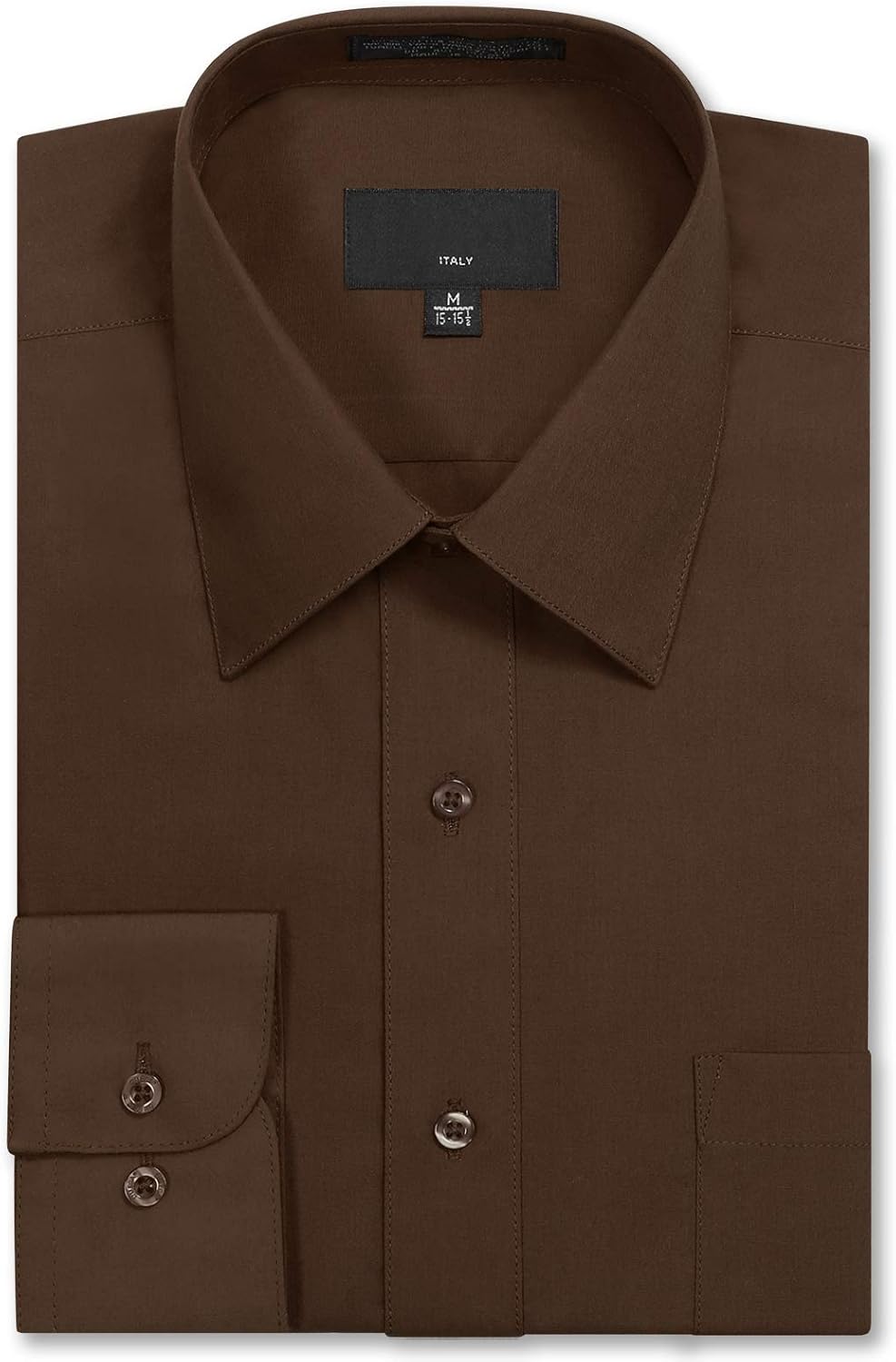 Allsense Men's Long Sleeve Regular Fit Dress Shirts at  Men’s Clothing store