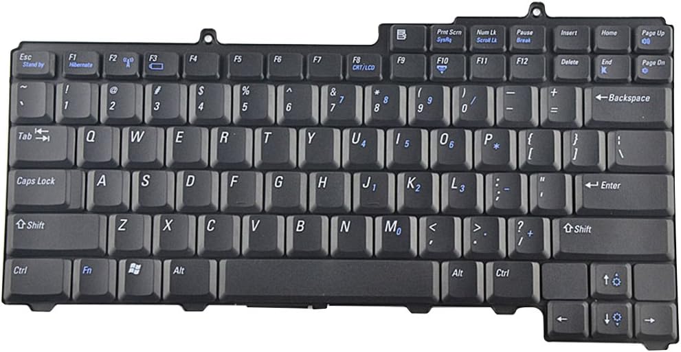 Amazon Com Eathtek Replacement Keyboard For Dell Latitude D5 D530 Series Black Us Layout Compatible Part Number Pf236 Nsk D5k01 Computers Accessories