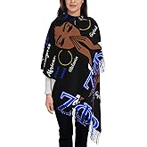 PHLOMAXENT Soft Cashmere-Feel Pashmina Scarf for Women, Oversized Shawl Wrap with Tassels, Cozy Winter/Fall Travel Wrap