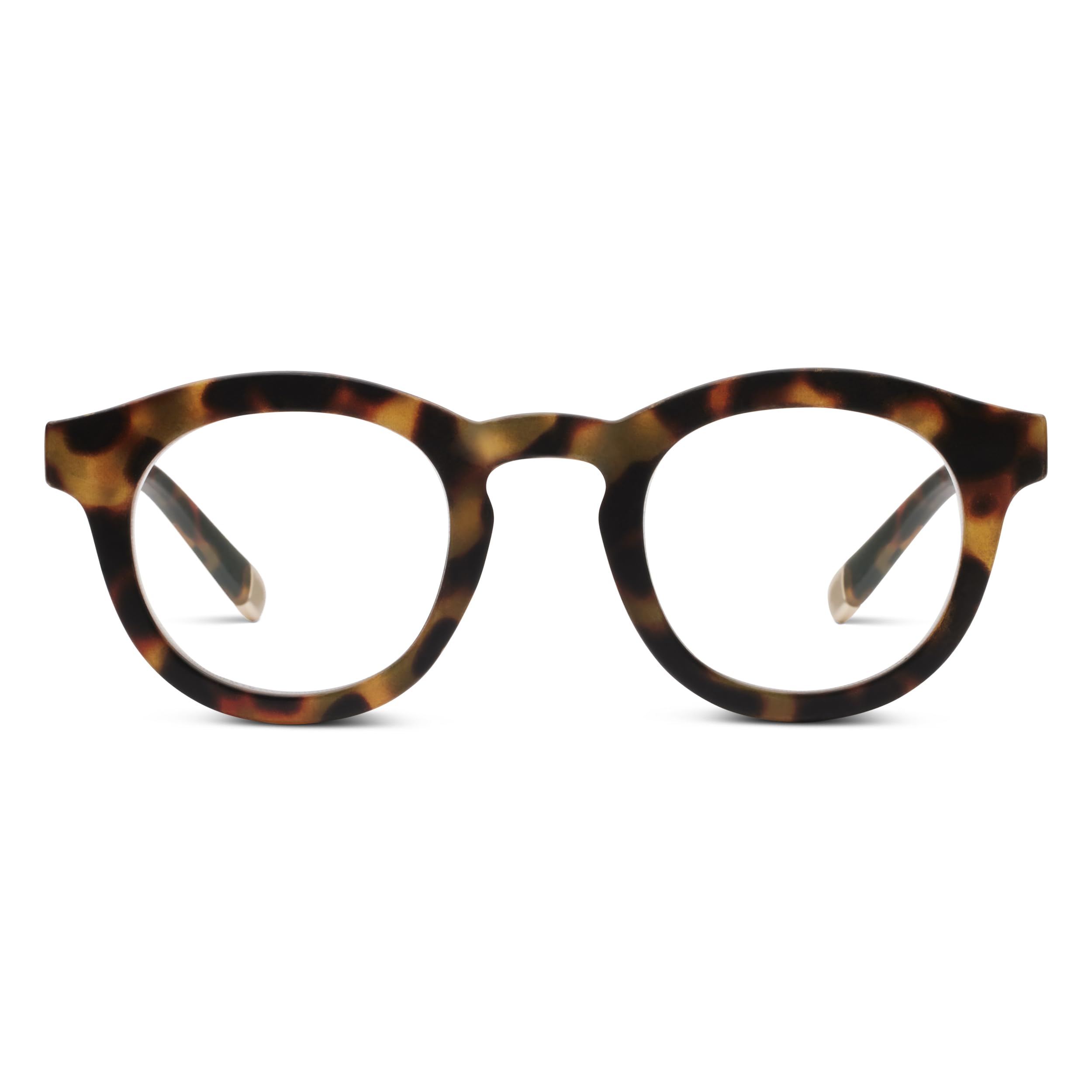 Peepers by PeeperSpecs Oprah’s Favorite Women’s Stardust Round Blue Light Blocking Reading Glasses – Tortoise +1.75
