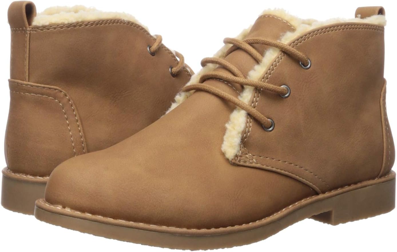 fleece lined chukka boots