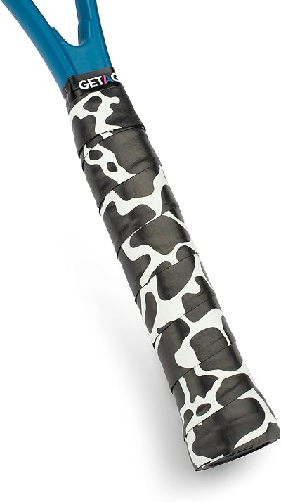 GET A GRIP Overgrips Anti Slip Sweat Absorbent Tennis Grip 1 Cow-A-Bunga