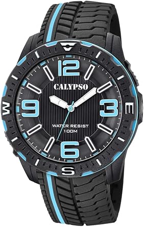 Calypso Watches Reloj Analógico para Hombre de Cuarzo con Correa en Plástico K5762/2