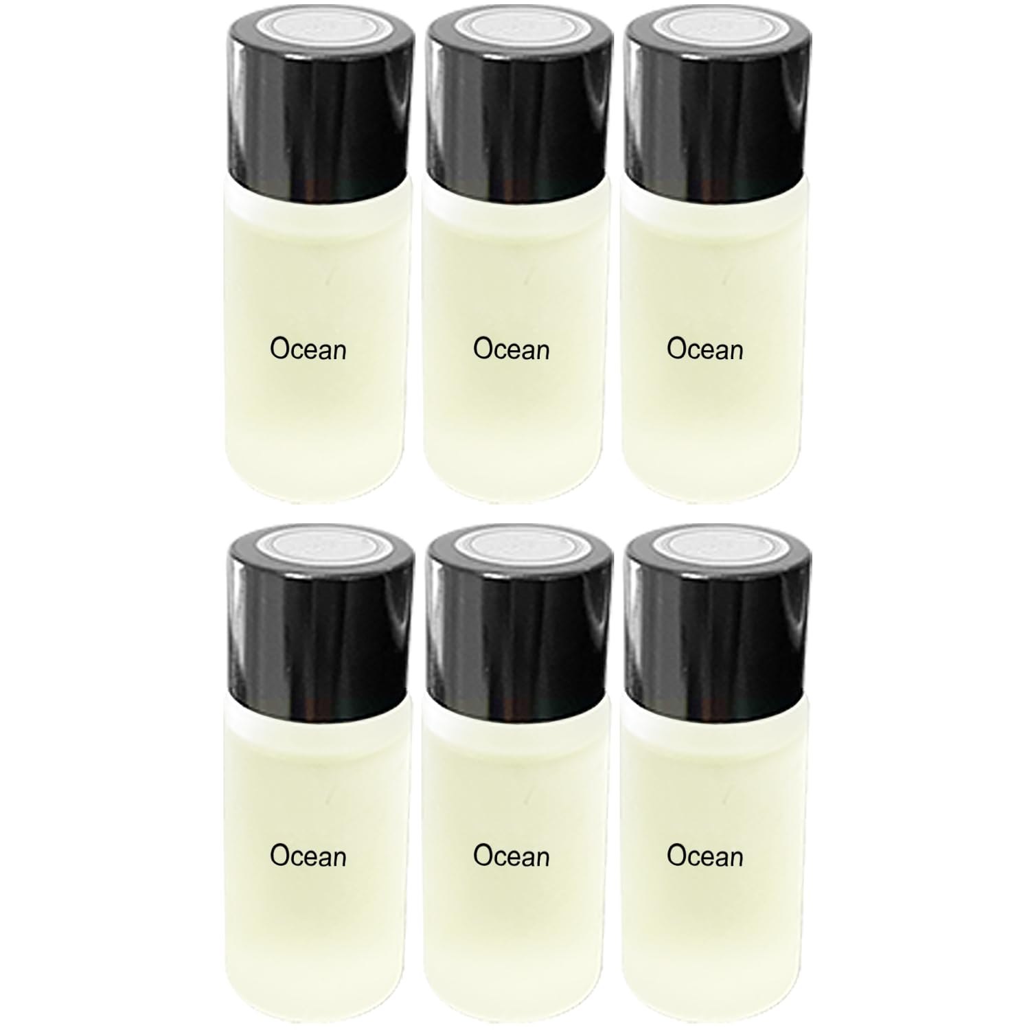Photo 1 of KESOCI Car Air Freshener Refill Liquid Set of 6 x 10 ML - Smart Car Air Freshener Refill - Car Fragrance Refill - Car Diffuser Refill (Ocean)