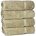 Chakir Turkish Linens 100% Cotton Premium Turkish Towels for Bathroom | 27'' x 54'' (4-Piece Bath Towels - Driftwood)