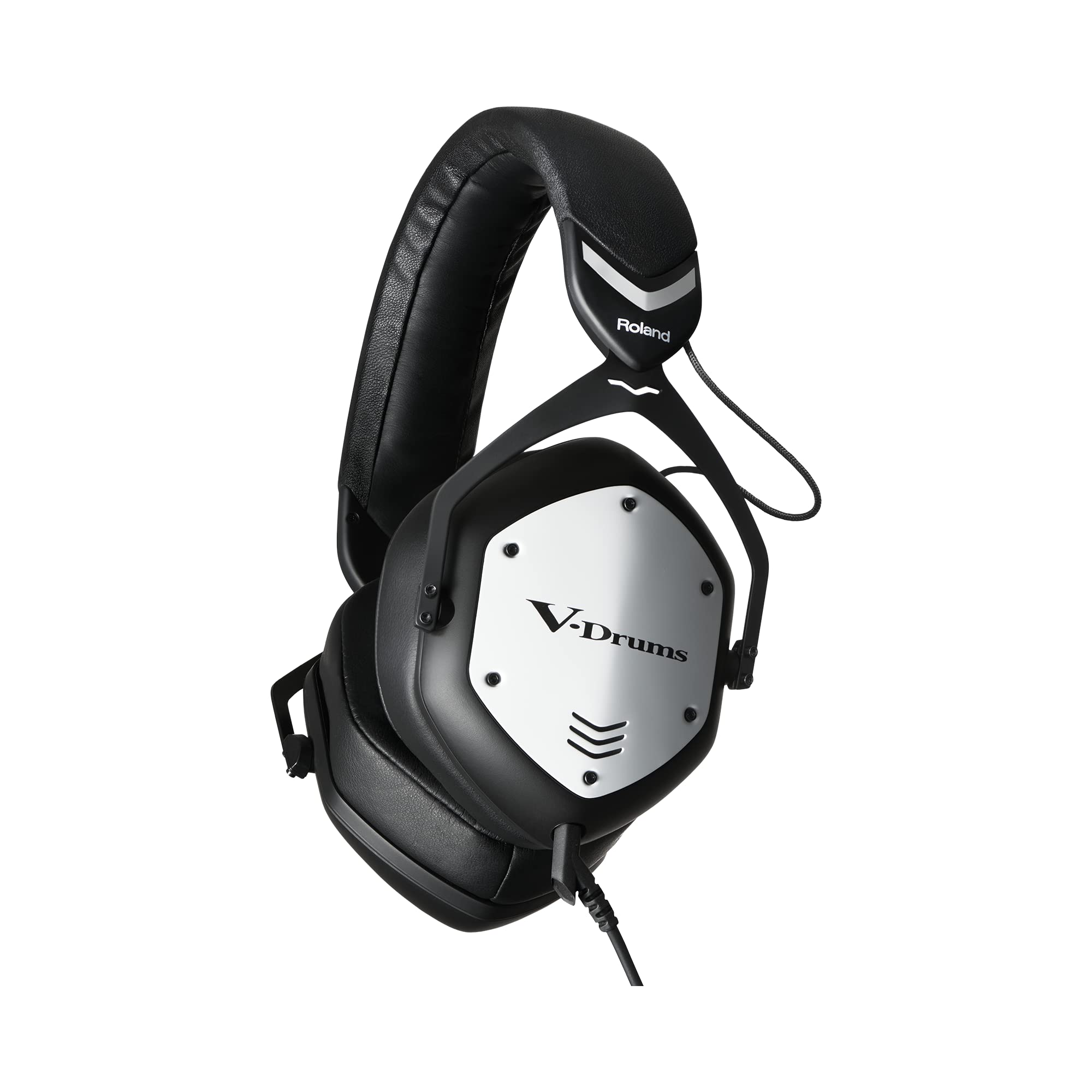 Photo 1 of Roland VMH-D1 V-Drums Headphones | Designed V-Moda for V-Drums & All Electronic Drum Kits | Immersive Sound | Extended Comfort | Long Cable for Tangle-Free Drumming