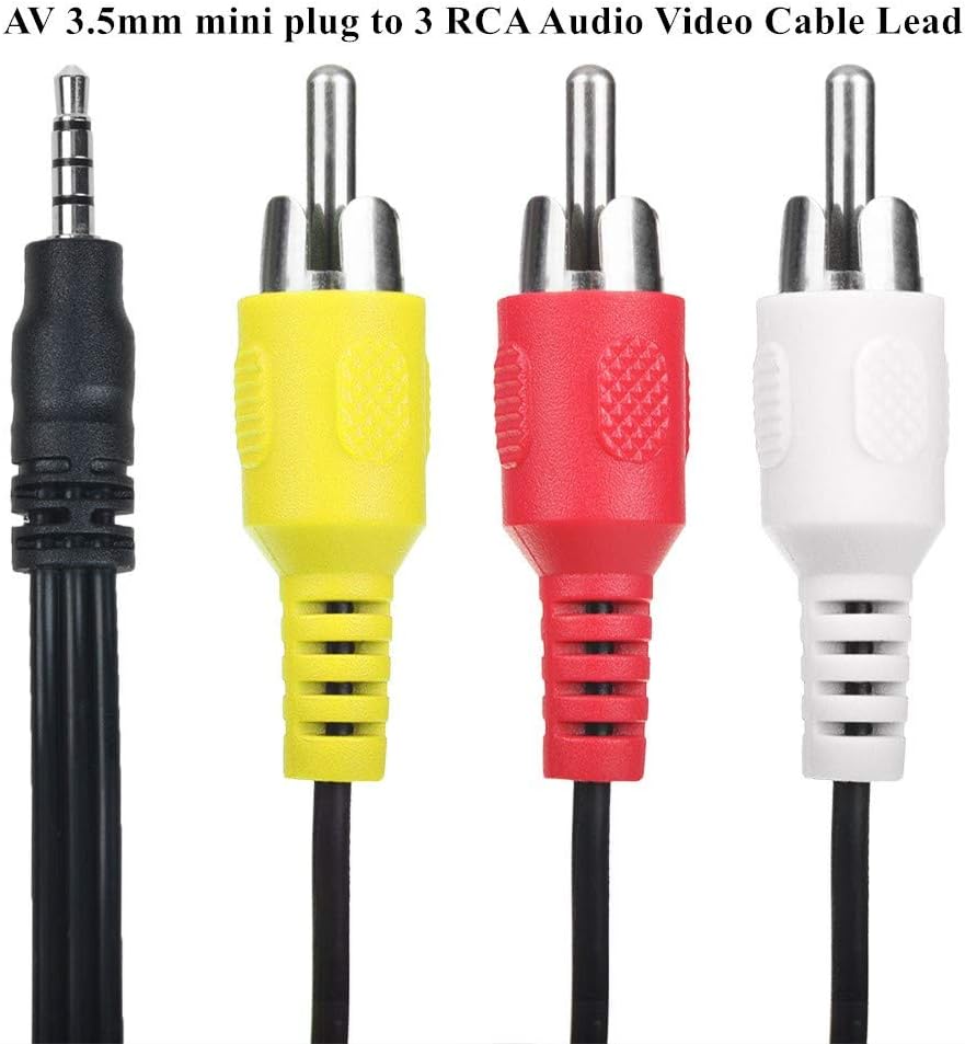 HISPD AV A/V to 3RCA Audio Video Lead Cable Cord for Archos AV-404-504-604-405-605 AV-404+504+604+704+705 WiFi