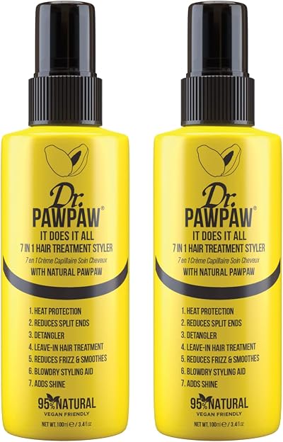 Dr PAWPAW It Does It All 7in1 Hair Treatment Styler Detangler Heat Protectant