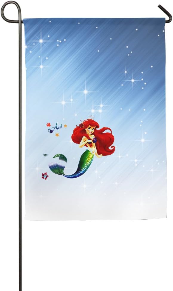 Ariel The Mermaid Garden Sports Flag Solid Cool Flags