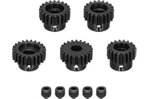 DMiotech M1 18T 19T 20T 21T 22T Steel 8mm Hardened Pinion Motor Gear for RC Car Brushed Replacement Brushless Motors, RC Appl