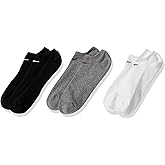 Nike Unisex Everyday Cushioned Training No-Show Socks (3 Pairs), Multi-Color, Medium