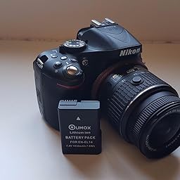 QUMOX Nueva Bateria Decodificada EN-EL14 ENEL14 para Nikon P7000 ...