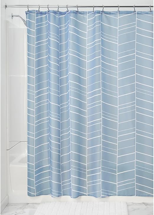 Amazon Com Idesign Kylie Soft Fabric Shower Curtain 72 X 72