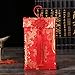 Corciosy Chinese New Year Red Envelopes Lunar 2025 Snake Year, Silk Red Pocket 4PCS Hong Bao Money Holder Cash Coin Lucky Money Envelopes for Happy New Year Spring Festival Birthday Wedding