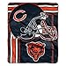 Northwest NFL Chicago Bears Unisex-Adult Raschel Throw Blanket, 50