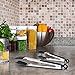 Clearance Sale Kitchen Tongs Stainless Steel With Silicone Tips - Locking Tong Set Of 2/12-inch and 9-inch Kitchen Tongs - Great As Salad, Grill, BBQ, Cooking Or Serving Tongs