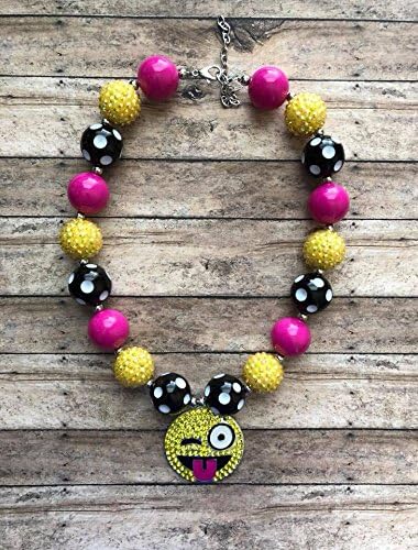 Emoji Bubblegum Necklace by Inspired Bows