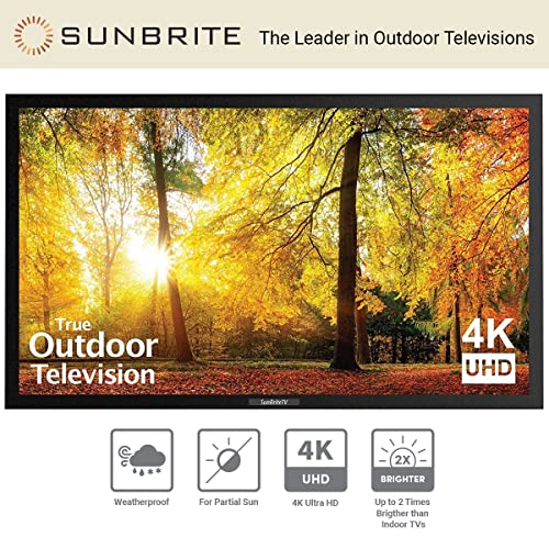 SunBrite SE 43inch Partial Shade Outdoor TV 4K Ultra HD LED