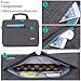 BRINCH Laptop Bag for Men Women Slim Business Briefcase Shoulder Messenger Bag Water Resistant Portable Computer Carrying Sleeve Case w/Strap and Hidden Handle Fits 15-15.6 Inch Laptop,Black-Blue
