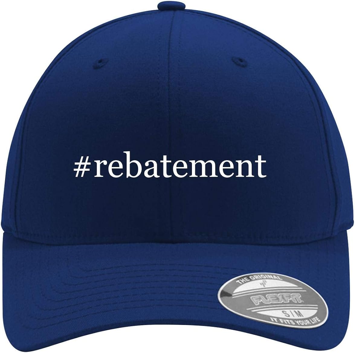 #rebatement - Adult Men's Hashtag Flexfit Baseball Hat Cap