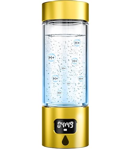 Bouteille génératrice d'eau à hydrogène portable