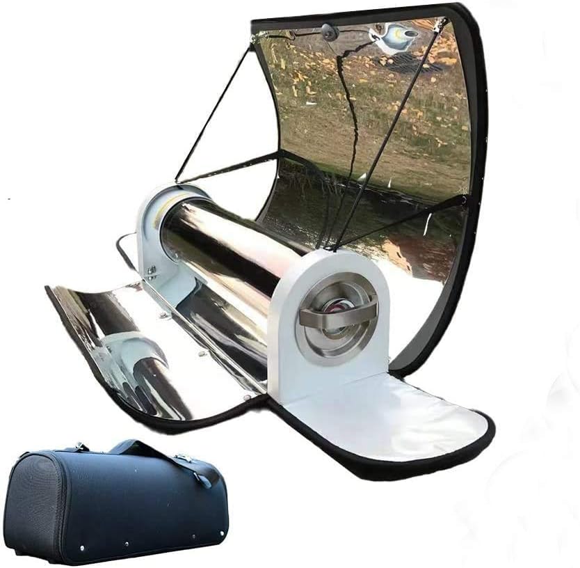 KECOP Solar Oven Sun Cooker,Portable BBQ Grill Solar Cooker Stainless
