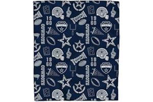 PEGASUS HOME FASHIONS Pegasus Sports Dallas Cowboys 40'' x 50'' Collage Icons Polar Fleece Blanket