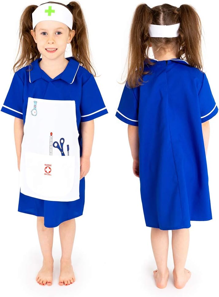 Childrens Nurses Costume, High Quality Kids Nurse Outfit 57 Years