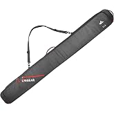 Unigear Ski Bag for Air Travel, 360&deg; Fully Padded, Fit Up to 192cm | Fully padded ski travel bag, water-resistant shell, 360&deg; protection for skis up to 192 cm during flights and transport