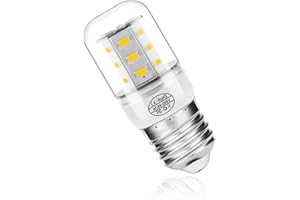 BOGDA Refrigerator LED Light Bulb Replacement for frig-idaire Fridge 5304511738, KEI D34L Refrigerator Bulb, 3.5W LED Light Bulb (85V-265V, Warm Light), Pack of 1