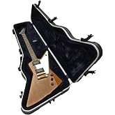 SKB Hardshell - TSA Latch, Over-Molded Handle for Gibson Explorer and Firebird guitars