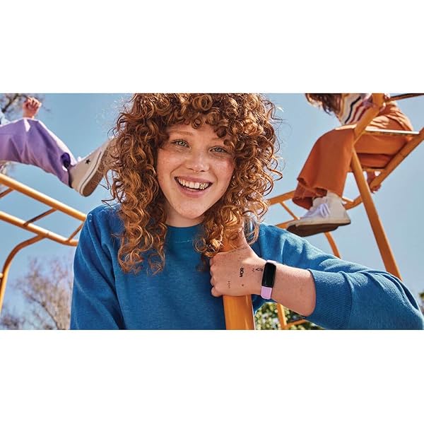 FITBIT INSPIRE 3 HEALTH &-FITNESS-TRACKER WITH STRESS MANAGEMENT, WORKOUT INTENSITY, SLEEP TRACKING, 24/7 HEART RATE AND MORE, LILAC BLISS/BLACK, ONE SIZE (S & L BANDS INCLUDED)