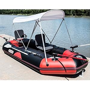 Pota 3-personnes Bateau Gonflable Avec Rames Et Pompe