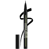Maybelline Tattoo Studio Ink Pen Eyeliner, Waterproof & Smudge Resistant Liner, Up to 24 Hours Eye Makeup Wear, Jet Black, 1 