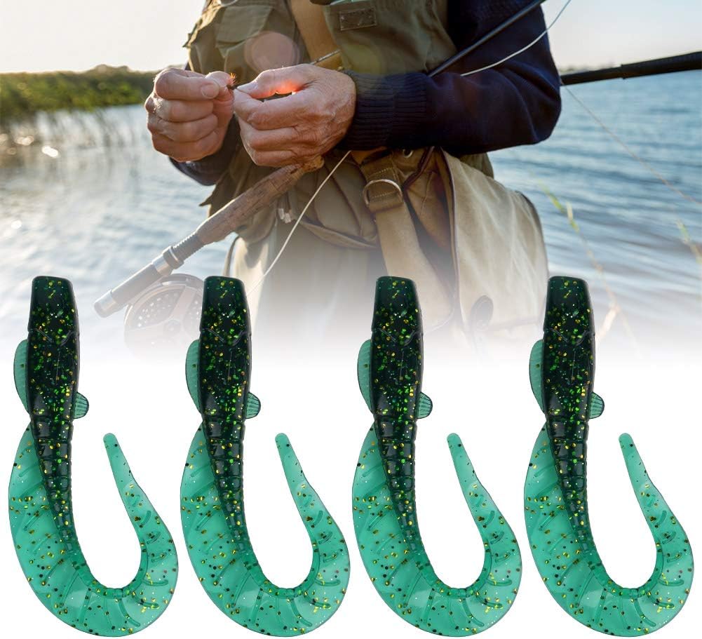 4er Pack Mini Bulldawg Swimbait  Gummifisch Fr Hecht & Muskie, Ideal Zum  Trolling Und Spinnfischen Bait Mold