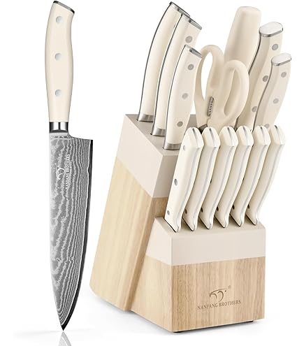 Amazon.com: NF Damascus Kitchen Knife Set, NANFANG BROTHERS 6