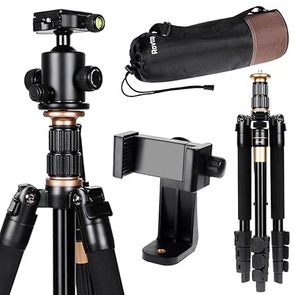 Rovtop 2 en 1 Trípode de fotografía Tripode para Camara con Cabeza ...