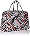 Vera Bradley Women's Cotton Weekender Travel Bag, Northern Stripes, One Size