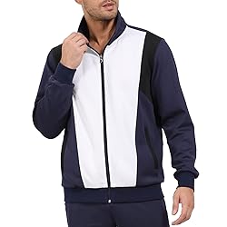 Track Suits for Men Set 2 Piece Full Zip Sports