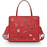 KARL LAGERFELD womens Maybelle Pins Satchel