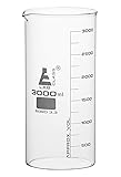 EISCO Beaker, 3000ml - Tall Form with Spout