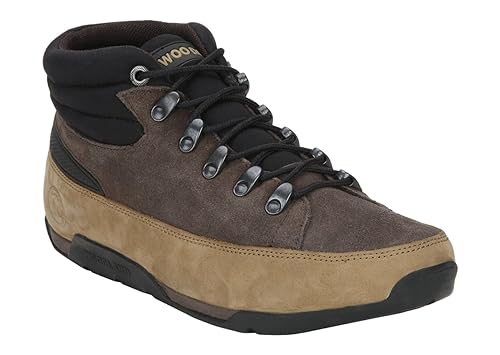 woodland camel leather shoes