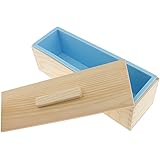 Sunreek Seifenform Mit Holzbox - Flexible Silikonform Für 900g Selbstgemachte Seifen