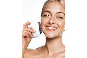 Gua Sha Facial Tool, Face Sculpting Tool, Heelay Face Massager Tool with [Heat & Electric Vibration 5 Models] 1000mAh Battery Anti-Aging Device & EyeFace Puffiness & Wrinkles & FirmTighten - White