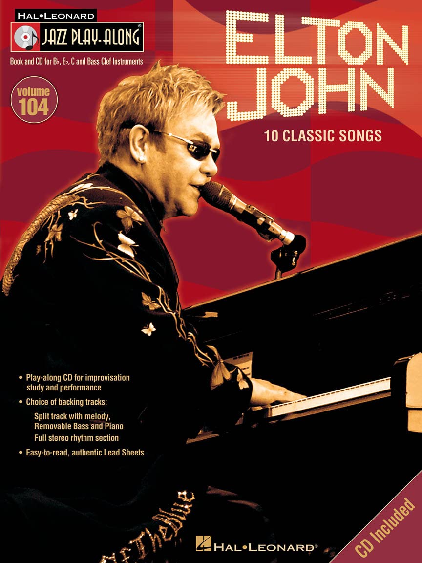 Jazz Play Along Volume 104 Elton John Bk/Cd (Hal Leonard Jazz Play-Along)