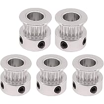 GT2 20T Dual Bearing Aluminum Idler Pulley - 5mm Bore - Maker Store PTY LTD - View #8