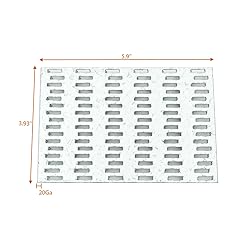 10-Pack 4x6 Inch Pronged Truss Plates, Galvanized
